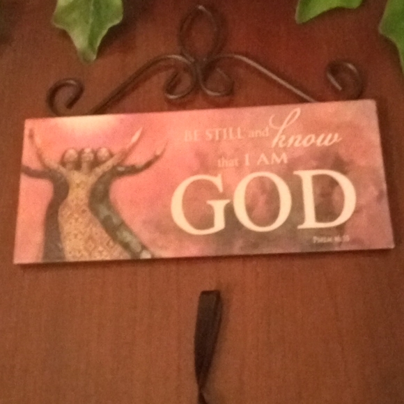 Be Still and Know that I am GOD Psalm 46:10 Two pieces one price - Picture 3 of 3